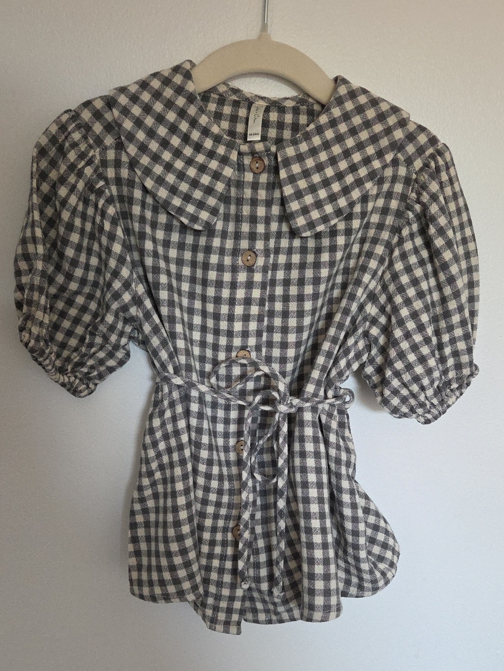 Rylee & Cru Green Gingham Dress 18-24m